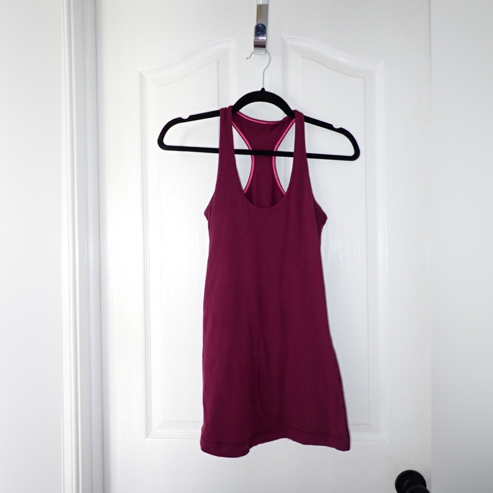 Lululemon Racerback Tank Top Maroon Purple
